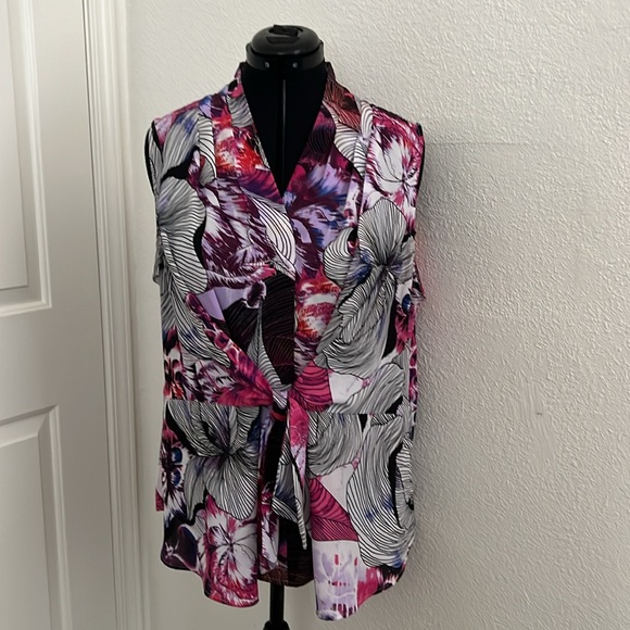 Dana Buchman sleeveless blouse 1X - Picture 1 of 5